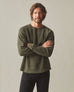 Men's French Rib Crew - Olive